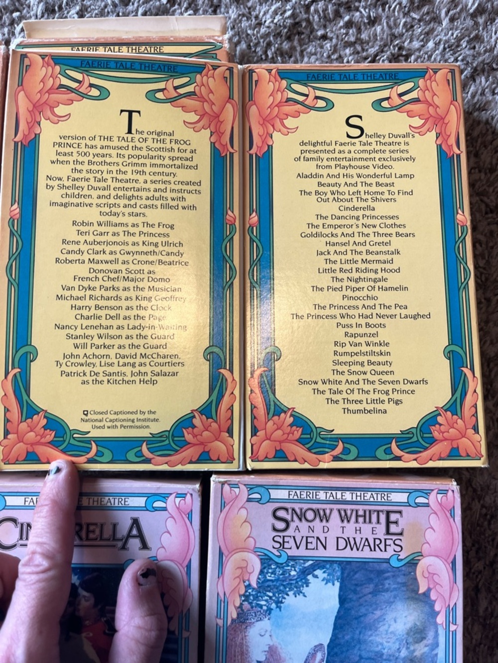 Vintage Fairytale VHS Box Set - Shelly Duvall and others - Picture 5 of 6